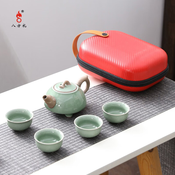 八方礼 八方礼 哥窑鼎盛辉煌5入茶具BFL2020-26【图片 价格 品牌 报价】-京东