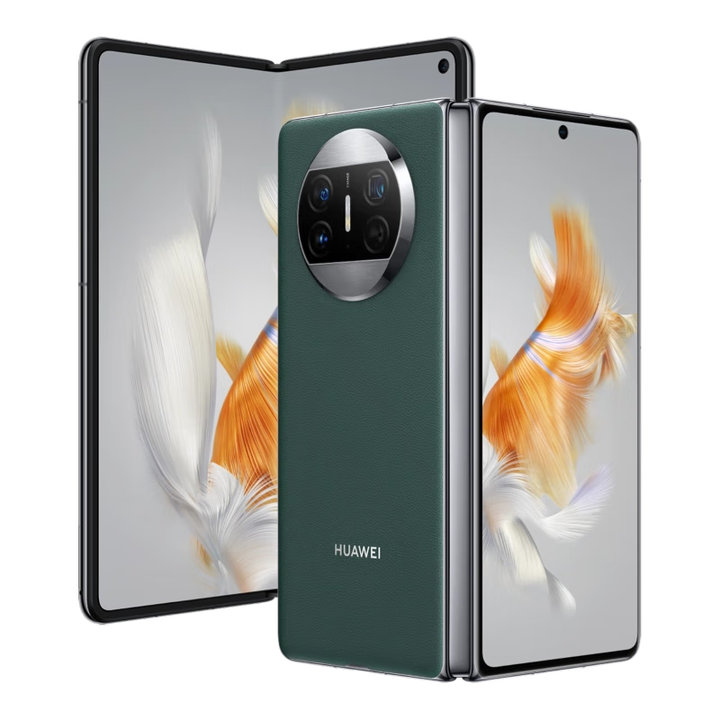 华为（HUAWEI）Mate X3【全新未拆封未激活+全国联保】 超轻薄 四曲折叠 灵犀通信 智能手机 折叠手机 青山黛 12GB+256GB