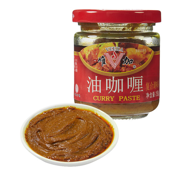 唯加油咖喱酱料150g泰式印度风味黄咖喱家用调味品炒饭牛肉鸡块唯加 油咖喱酱150g*1瓶【图片 价格 品牌 报价】-京东