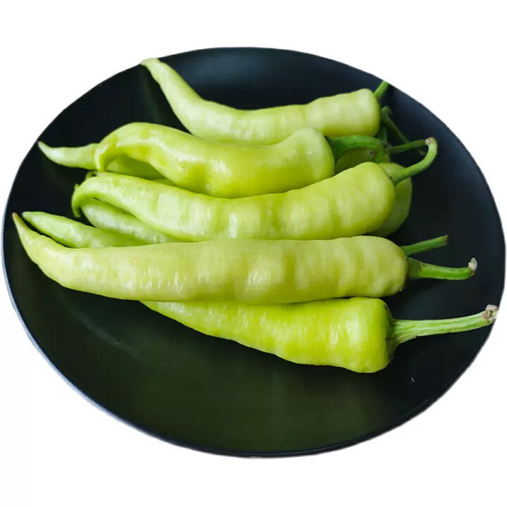 衢州特产龙游新鲜白辣椒采摘农家自种白皮土辣椒香辣味足稀有 2斤