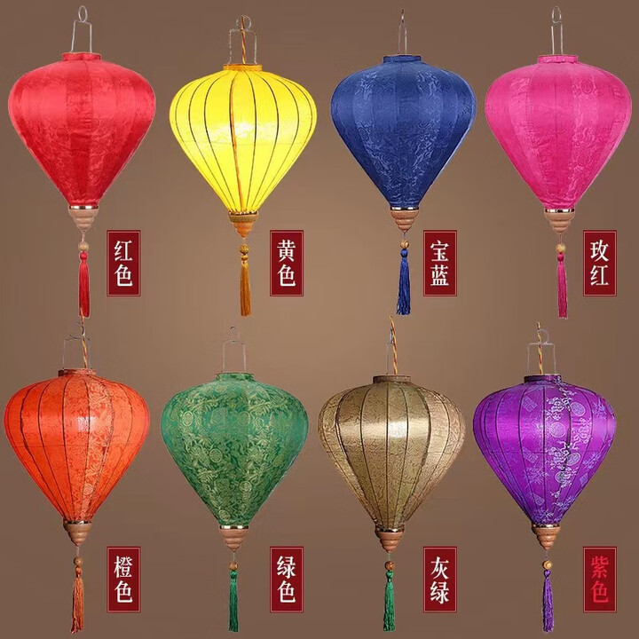 希盼(xipan)户外仿古古风灯笼古镇街道网红通道夜景装饰布置花灯异型越南灯笼 12寸暗花钻石灯笼【图片 价格 品牌 报价】-京东