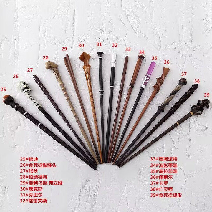 哈利波特的魔法杖可喷火环球可施咒发光赫敏邓布利多金属芯魔法棒 詹姆斯波特 烫金盒装+八件套【图片 价格 品牌 报价】-京东