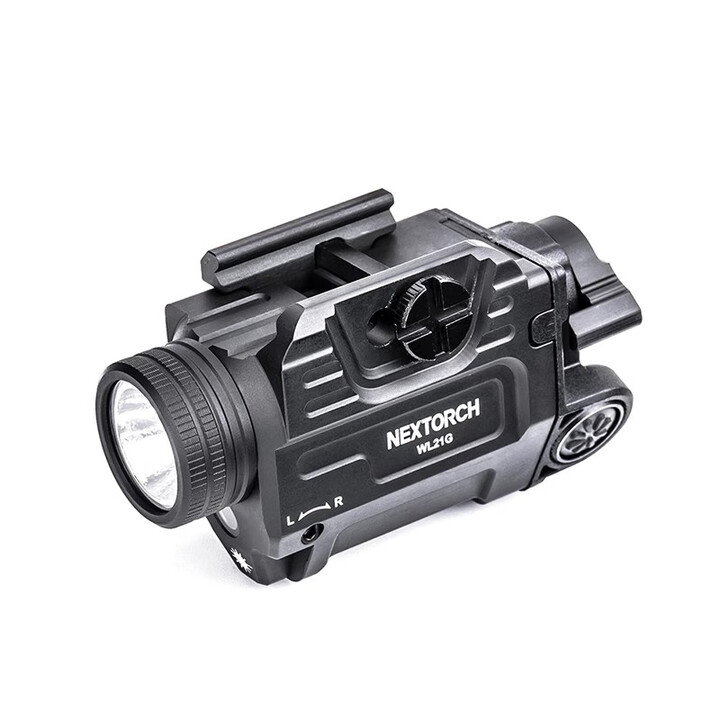 纳丽德WL21下挂灯手电筒双光源合一战术灯650流明高亮 WL21 G 双光源合一下挂灯