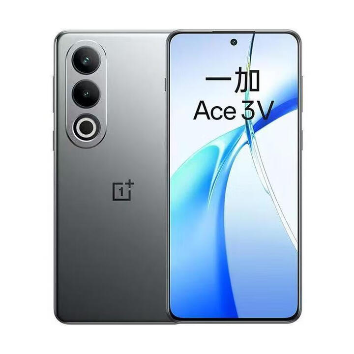 一加Ace3v第三代骁龙7+芯片5G长续航5500毫安学生游戏电竞国行补贴机 一加ace3v 钛空灰 12+256GB 单机+原充【店保一年】