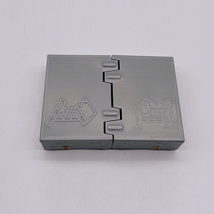 BMAD户外液体酒精炉固体德式卡片炉折叠便携式口袋式随身携带露营野营 银色