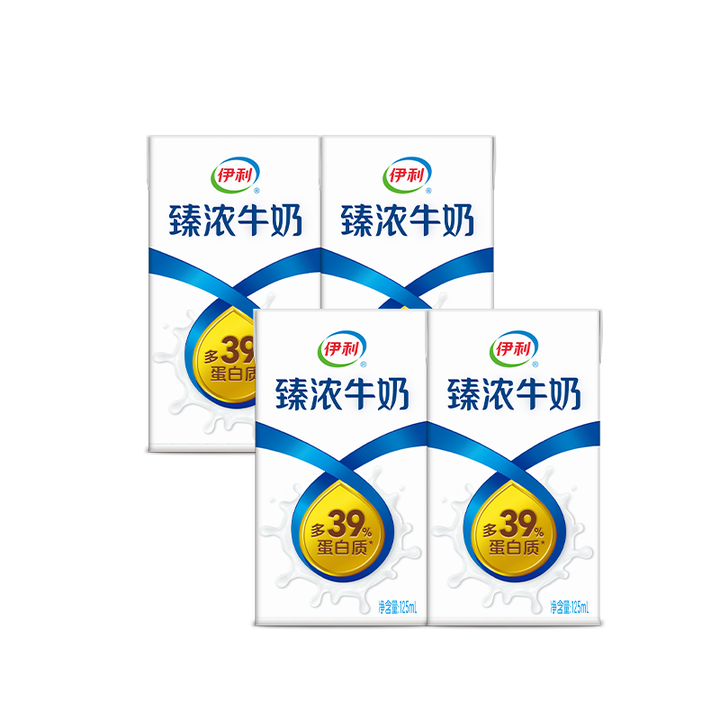 【伊利臻浓 mini 125ml*4】伊利臻浓牛奶 mini版125ml*4盒 咖啡搭档 早餐搭档 尝鲜装【行情 报价 价格 评测】-京东