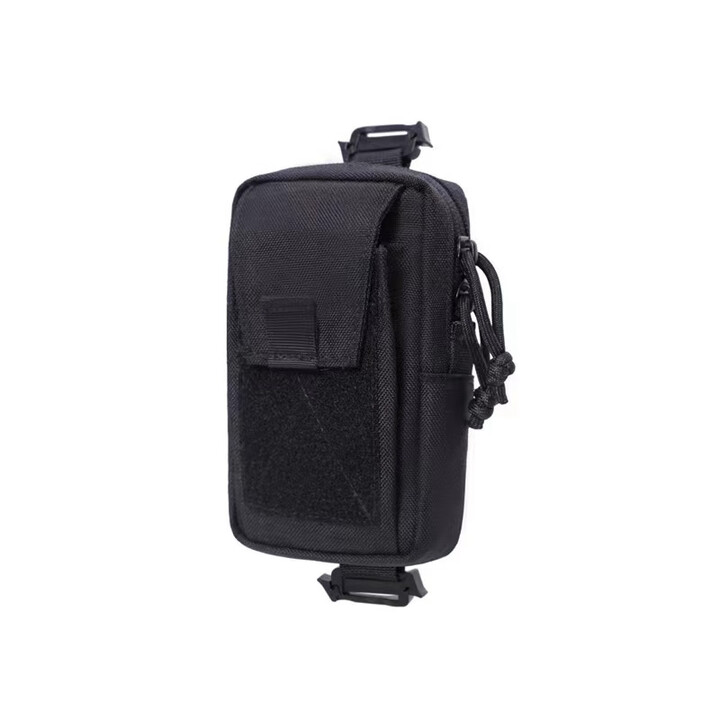 OEING户外登山包肩带挂包腰包肩双肩小配件edc收纳手机包袋可斜挎molle 黑色