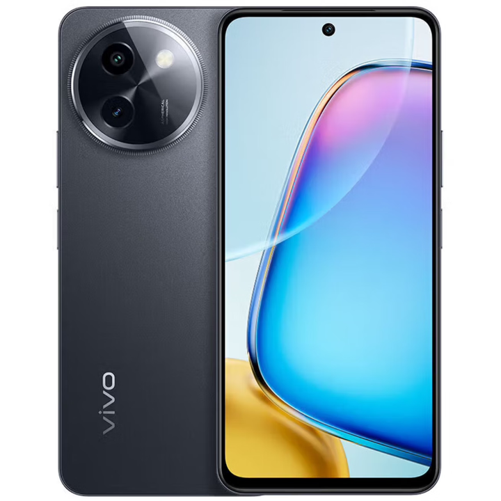 vivoY200i 全网通新品5G手机 6000mAh大电池 44W闪充 120Hz超高刷新率 星夜黑 12GB+256GB 单机＋第三方品牌快充＋店保1年