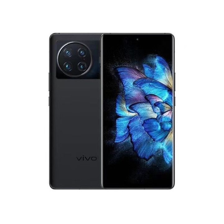 vivo x note通5G 高通骁龙8 Gen 1曲面屏手机手机 璨夜黑 12GB+256GB_套餐一