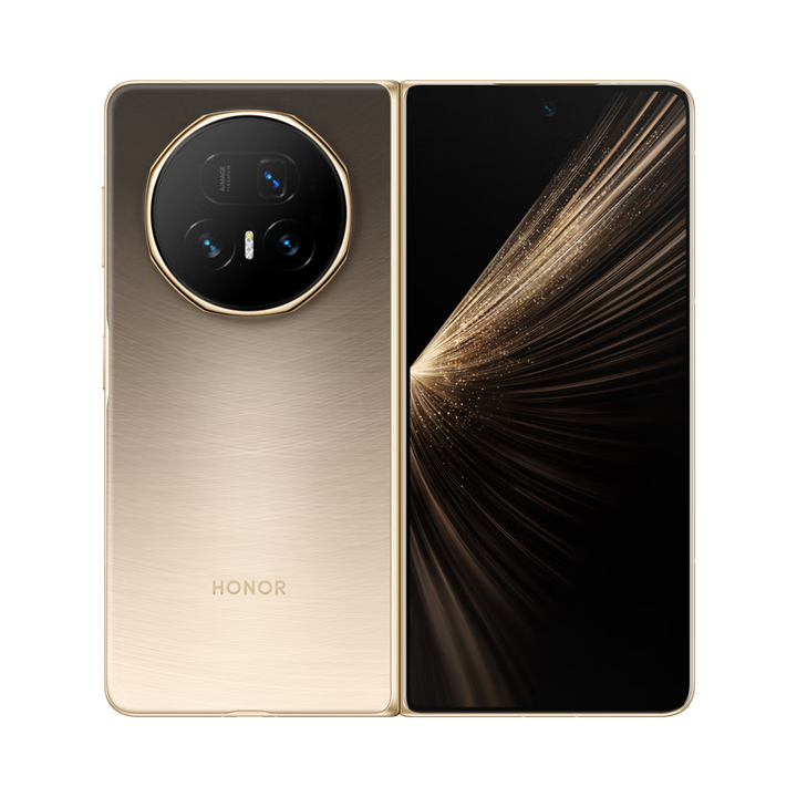 荣耀Magic V5 新品5G折叠屏手机 【现货速发+支持闪送】 曙光金 12GB+256GB