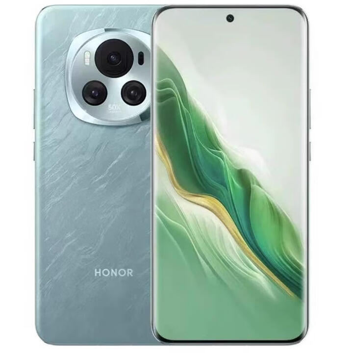 荣耀Magic6 5G手机超动态鹰眼拍照巨犀玻璃第三代骁龙8Pro 海湖青 12GB+256GB