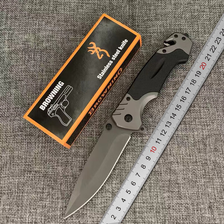 法·玛莎 FAV MARTHA德国品质水果刀折叠刀户外生存锋利高硬度露营随身防身 [德国精工]X50钛灰折叠刀[不锋利 60°以上9.8cm12cm