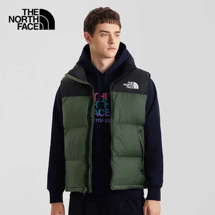 【北面NF0A3JQQ】The North Face北面1996Nuptse羽绒马甲经典ICON羽绒服3JQQ NYC/绿色 M【行情 报价 ...