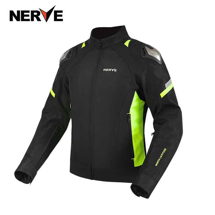 NERVE涅夫骑行服北纬新款秋冬季赛车服机车服带护具 涅夫骑行服北纬秋冬季-黑荧光黄 L【图片 价格 品牌 报价】-京东
