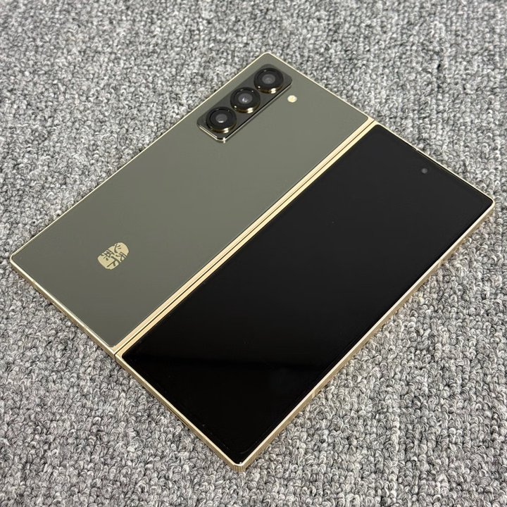 （SAMSUNG）心系天下W25高端商务大折叠屏手机5G双卡送礼AI 陶瓷黑 12GB+512GB Fold5升级W25心系天下国行系统