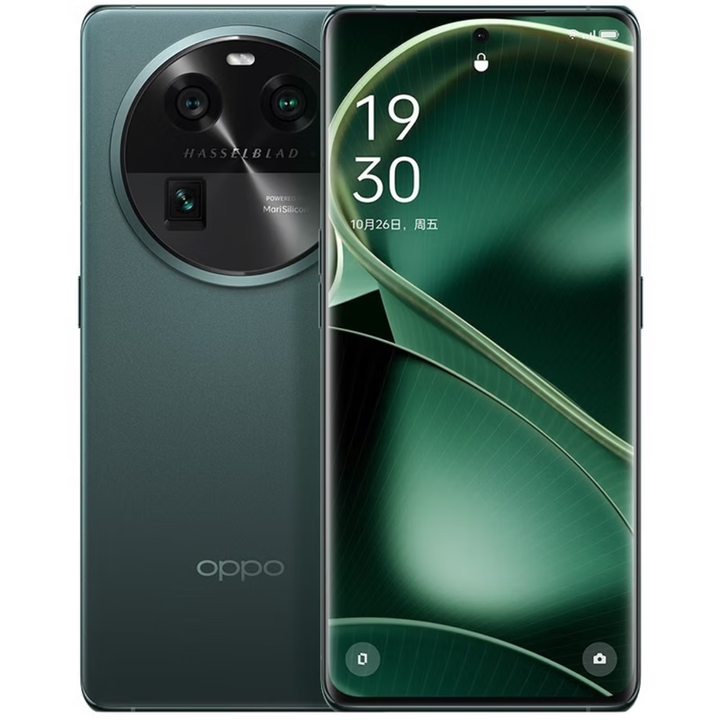 OPPO Find X6 超光影三主摄 4800毫安电池 80W闪充 天玑9200芯片  飞泉绿 16GB+512GB