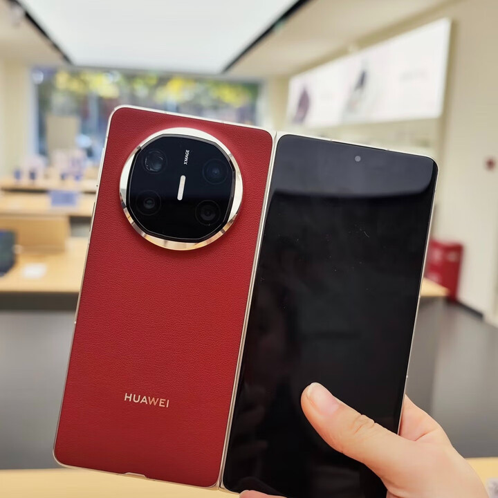 华为新品 Mate X6 全网通大折叠屏鸿蒙系统双卡双待正品手机 寰宇红 12GB+512GB 官方标配+【原封未激活】+全国联保