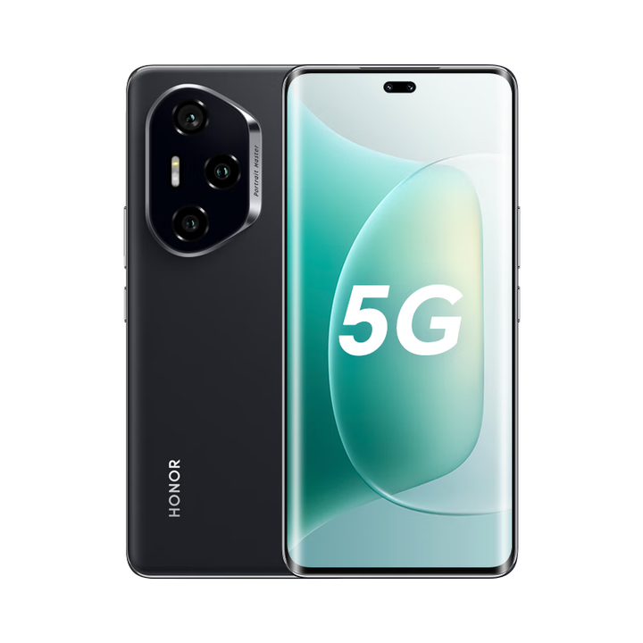 荣耀300Pro  单反级雅顾人像 绿洲护眼屏 第三代骁龙8 5GAI 墨岩黑 12GB+512GB 单机+第三方品牌快充+全国联保