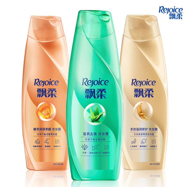 飘柔（Rejoice）洗发水200精油净爽去屑人参垂顺洗发露宝洁 200mL 垂顺亮泽【图片 价格 品牌 报价】-京东