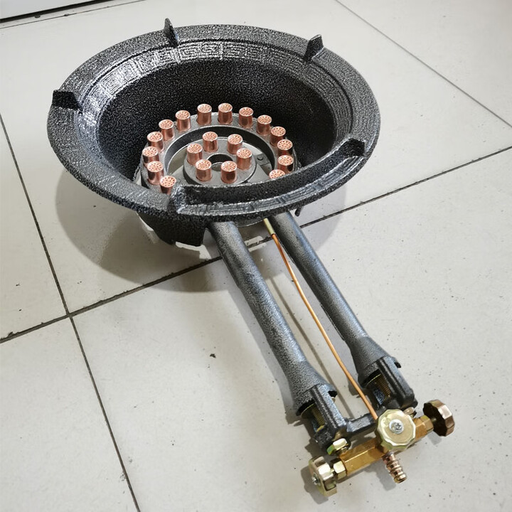 希凡里2025新款熄火猛火灶家用液化气然气单灶架子饭店用爆炒快速炉  手动双管24头单炉 (用液化气