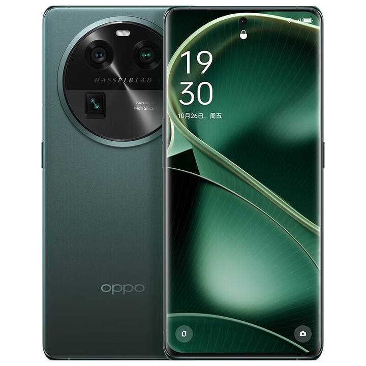 OPPO FindX6  5G手机 超光影三主摄哈苏影像 80W 天玑9200芯片  飞泉绿 12GB+256GB 单机+第三方品牌快充+店保一年