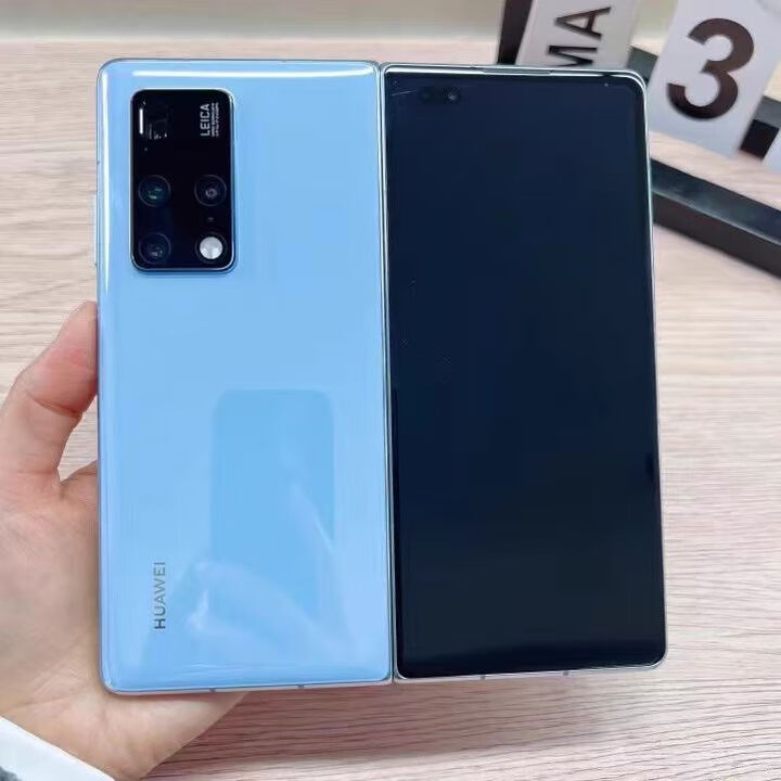 HUAWEI/华为 Mate X2 5G 麒麟9000 mate x2折叠屏手机麒麟处理器 冰晶蓝 8GB+256GB_5G通_套餐一_精选靓机_中国