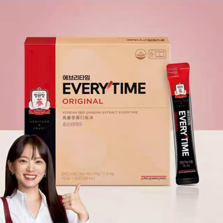 正官庄(korean red ginseng)红参液韩国高丽参6年根红参浓缩液滋补红参精礼盒30条装 2盒 韩国本土版30%含量新款【图片 ...