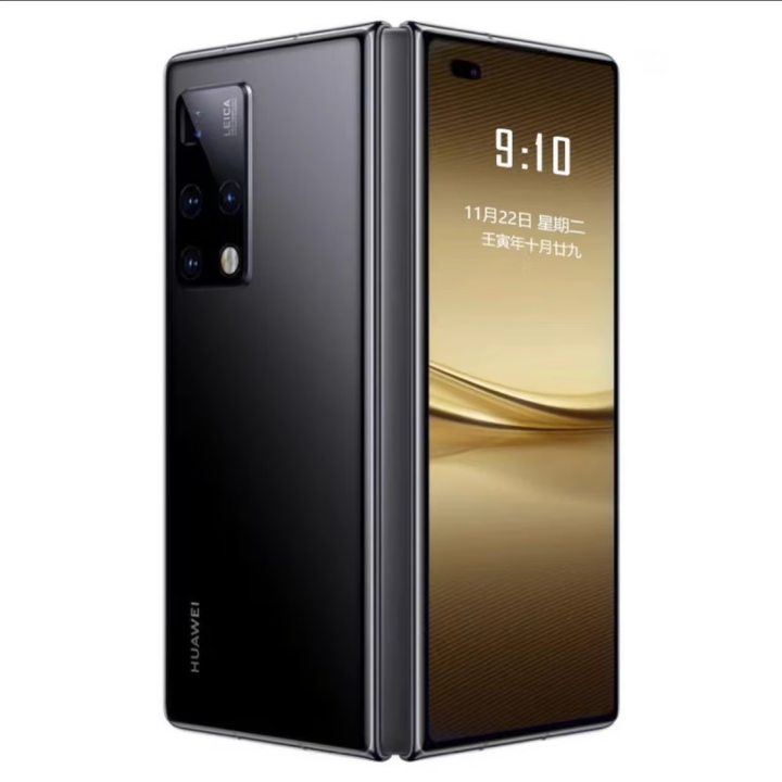 华为（HUAWEI）Huawei/华为 Mate X2展机折叠屏手机麒麟9000超感知徕卡四摄赠运费险详情咨询客服 亮黑色 12GB+512GB_5G通_X2