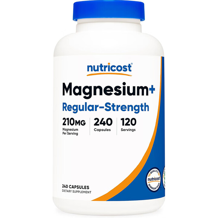 nutricost美国Nutricost Magnesium普通型镁 甘氨酸镁氧化镁210mg240粒 210mg240粒【图片 价格 品牌 ...