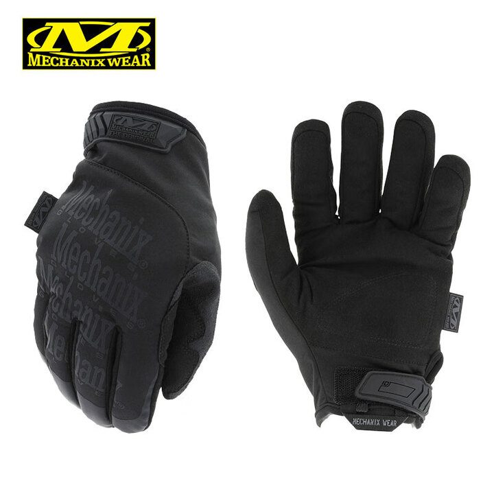 MECHANIX WEAR超级技师户外防滑耐磨防风防泼水骑行新雪丽保暖手套 黑色 L