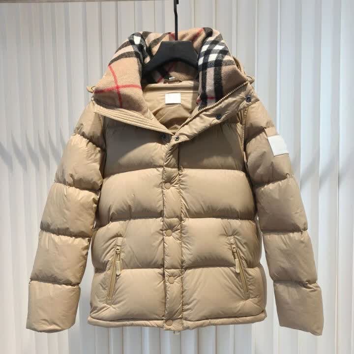 B PRORSUM巴宝莉2025新款羽绒服外套可拆卸背心款男女百搭情侣外套 卡其色 M【图片 价格 品牌 报价】-京东