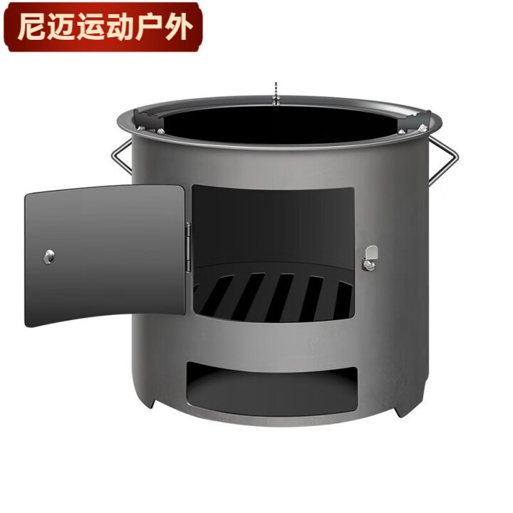 柏潮特大号柴火炉灶新款2025农村柴火灶家用烧柴移动大号加厚取暖炉子 25桶炉款一体炉送 十年老店-源头直销