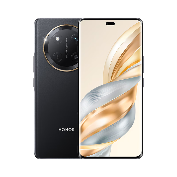 荣耀X60 Pro  5G AI手机 【24期免息】十面抗摔防水耐磨 6600mAh青海湖电池 荣耀绿洲护眼屏 典雅黑 8GB+128GB 超级快充 官方标配+送90天碎屏保