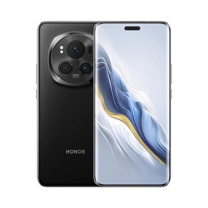 荣耀（HONOR）HONOR/荣耀Magic6 Pro 新款5G智能手机旗舰青海湖电池拍照快充商务手机 绒黑色 5G通_12GB+256GB