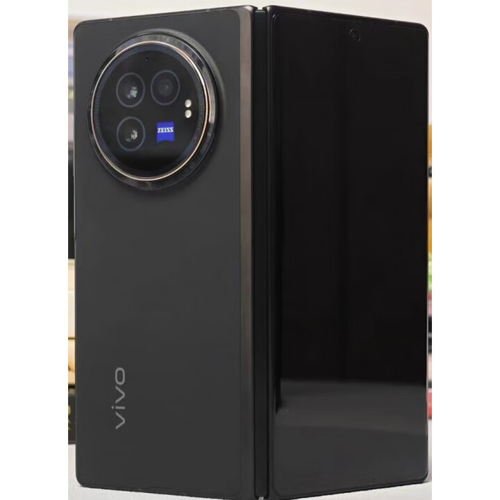 vivo大折叠5G超轻超簿时尚男女智能xfold3手机 薄翼黑 12GB+256GB_5G通_套餐一_9.5单机