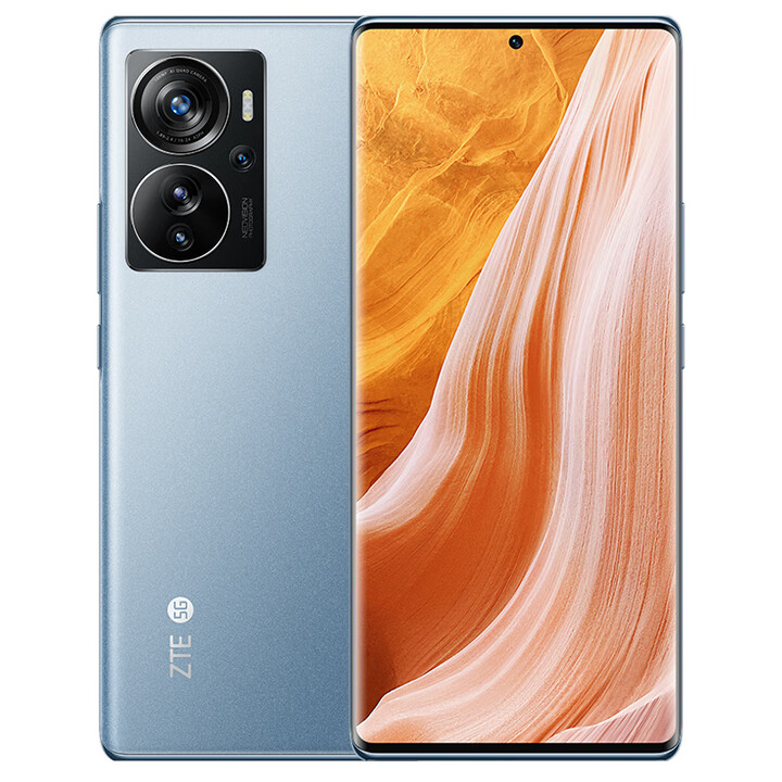中兴天机40pro ZTE/中兴 Axon40 Ultra A41骁龙8系屏下摄像5G手机 中兴Axon40pro晶雾蓝12+512 512GB