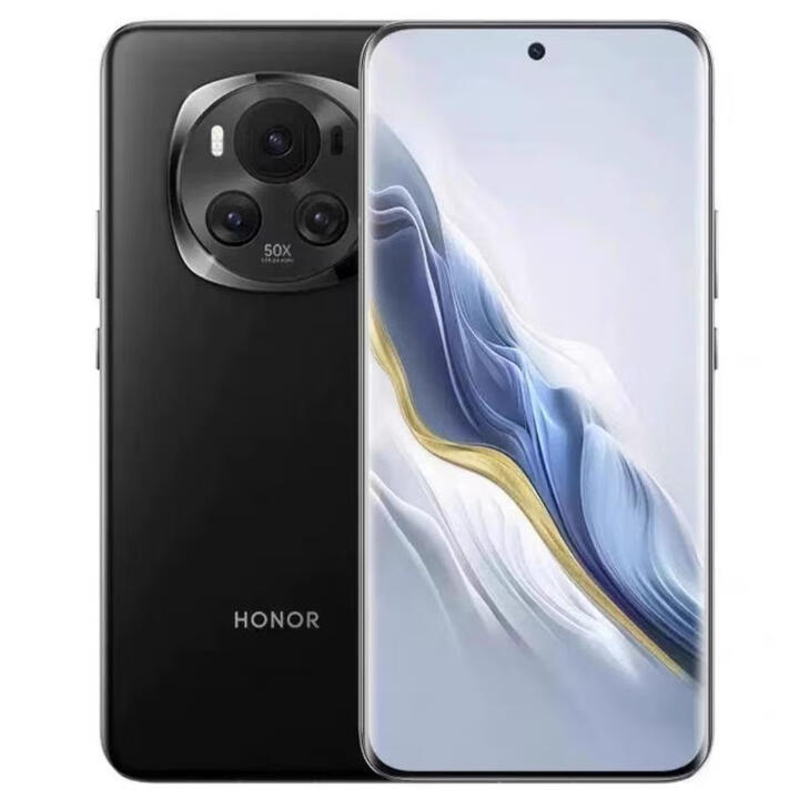 荣耀Magic6 5G手机超动态鹰眼拍照巨犀玻璃第三代骁龙8Pro 绒黑色 16GB+256GB单机