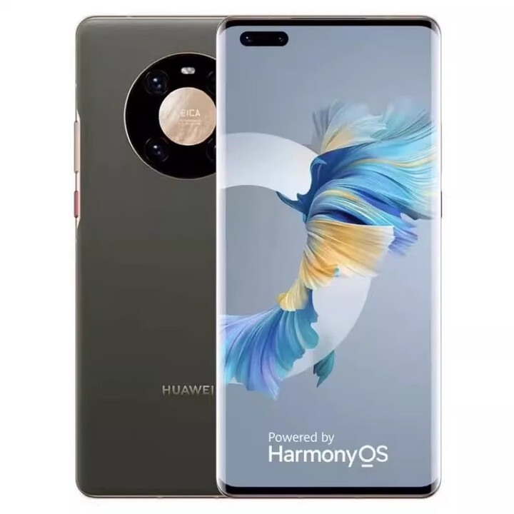 华为（HUAWEI）Huawei/华为 Mate 40 Pro 5G国行麒麟9000处理器4G鸿蒙系统贰手机 夏日胡杨 8+128GB x 4G全网通 x 套餐一 M1