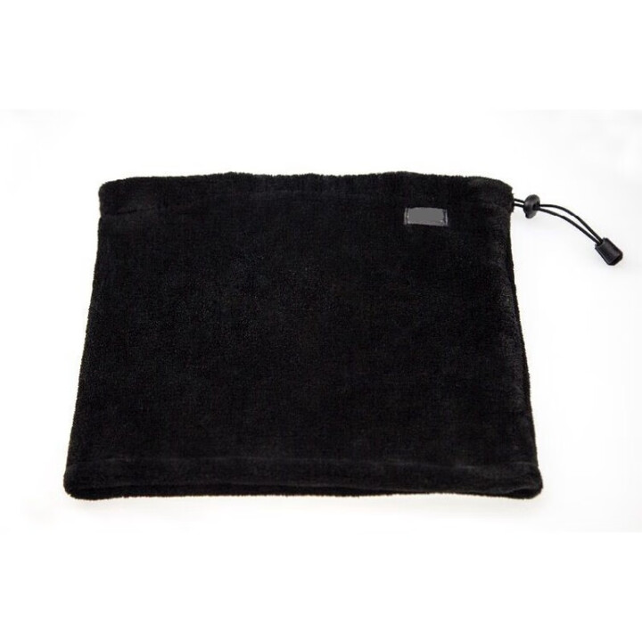 冬季摇粒绒围脖冬季加厚保暖交通执勤套头帽骑车户外防风防寒帽子 法兰绒（字母标）