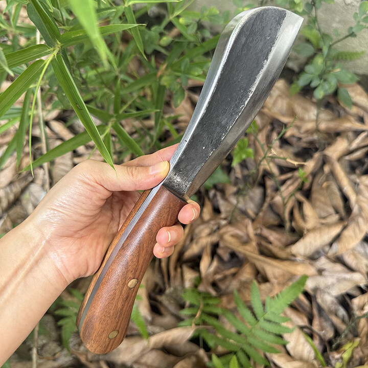 楚家刀手工锻打帕兰刀户外露营弹簧钢小柴刀砍树开路切肉菜多用途镰刀【图片 价格 品牌 报价】-京东