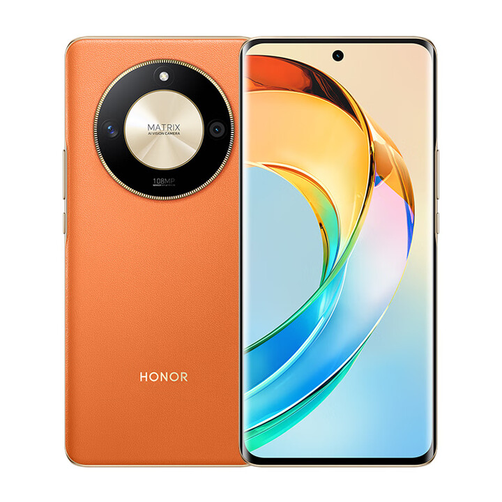 HONOR荣耀X50展机5G手机 1亿像素曲屏骁龙高清智能游戏备用手机正品激活赠运费险详情咨询客服 燃橙色 5G通_8GB+128GB
