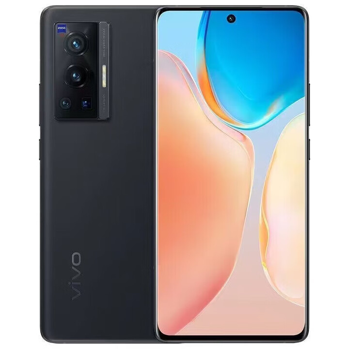 vivoX70 Pro 5G手机天玑1200处理器6.56英寸屏幕尺寸120Hz屏幕刷新率4450mAh电池容量44W 至黑 12GB+256GB
