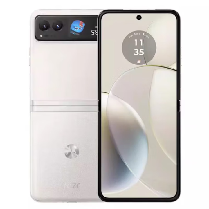摩托罗拉（Motorola）Motorola moto razr 40全网通5G折叠屏智能小手机 皎月白 12GB+256GB_国行双卡