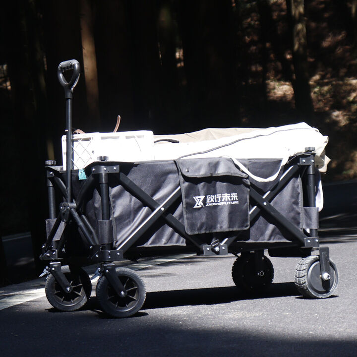 致行未来电动露营车折叠聚拢款电动助力露营车全铝合金车身 整车不含电池