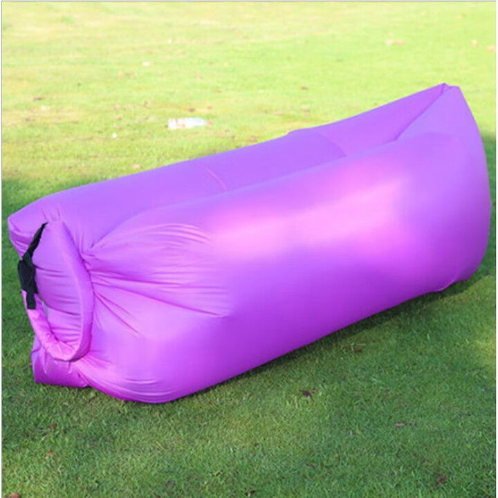 YTYIN户外充气沙发懒人充气沙发户外便携式沙滩折叠野营充 紫色