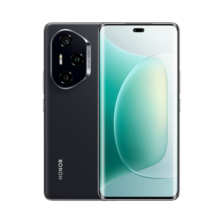 荣耀展机300 荣耀300Pro 单反级雅顾人像 荣耀绿洲护眼屏 青海湖电池  【荣耀300Pro】墨岩黑 16GB+512GB