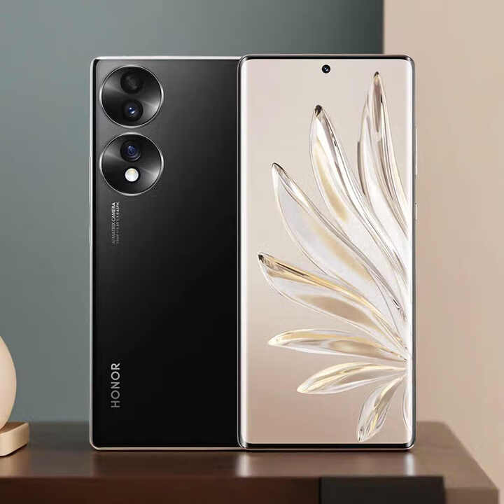 HONOR荣耀70 全网通5G 手机 高通骁龙778 曲面屏荣耀70Pro拍照智能手机 亮黑色 荣耀70 Pro 8+256G