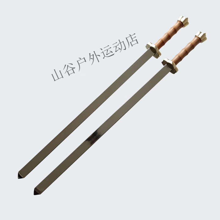秦琼麦穗双鞭武术器材钢制双锏龙头竹节一对精武会仿古武术双鞭 秦琼四棱双锏一对【图片 价格 品牌 报价】-京东