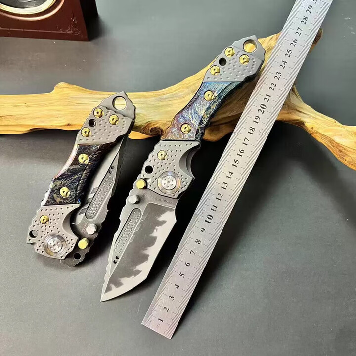 米勒兄弟T1重型折叠钛合金军工刀防身户外荒野求生露营登山多功能 标准