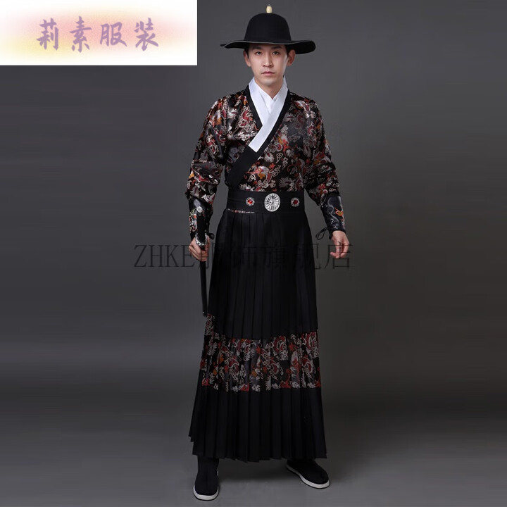 蕉京飞鱼服锦衣卫全套甲胄古装明制汉服男绣春刀中国 黑色飞鱼服服装单件+腰带单件 黑 均码 170【图片 价格 品牌 报价】-京东